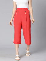 Bizarro Linen Blend Design Women Culottes