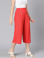 Bizarro Linen Blend Design Women Culottes