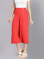 Bizarro Linen Blend Design Women Culottes