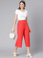 Bizarro Linen Blend Design Women Culottes