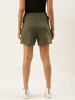 Women Green Assorted Essential Shorts