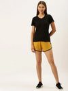 Women Yellow Lounge Essential Shorts