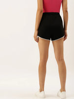 Women Black Lounge Essential Shorts