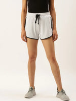 Women White Lounge Essential Shorts