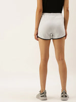 Women White Lounge Essential Shorts