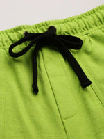 Women Lit Green Active Essential Shorts