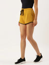 Women Bright Yellow Active Essential Shorts