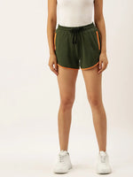 Women Green Pure Lounge Shorts