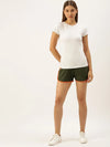 Women Green Lounge Essential Shorts