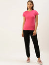 Women Black Straight Essential Track Pants