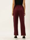 Women Maroon Active Essential Track Pants