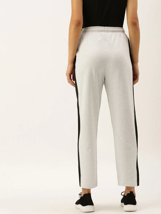 Women White Active Essential Track Pants