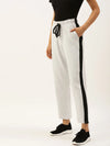 Women White Active Essential Track Pants