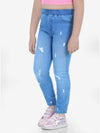 Naughty Ninos Girls Washed Denim Jeggings