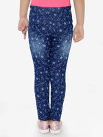 Naughty Ninos Printed Denim Solid Washed Jeggings