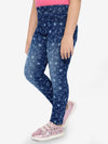 Naughty Ninos Printed Denim Solid Washed Jeggings