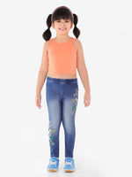 Naughty Ninos Girls Mo Washed Denim Jeggings