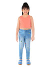 Naughty Ninos Girls Lovely Washed Denim Jeggings