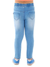 Naughty Ninos Girls Lovely Washed Denim Jeggings