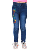 Naughty Ninos Girls Ant Washed Denim Jeggings