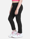 Naughty Ninos Girls Black Solid Jegging