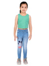 Naughty Ninos Girls Lucky Denim Washed Jeggings