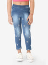 Naughty Ninos Girls Denim Lit Washed Jeggings