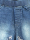 Naughty Ninos Girls Denim Lit Washed Jeggings