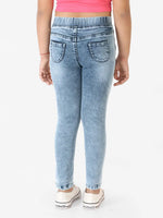 Naughty Ninos Embroidered Best Denim Washed Jeggings