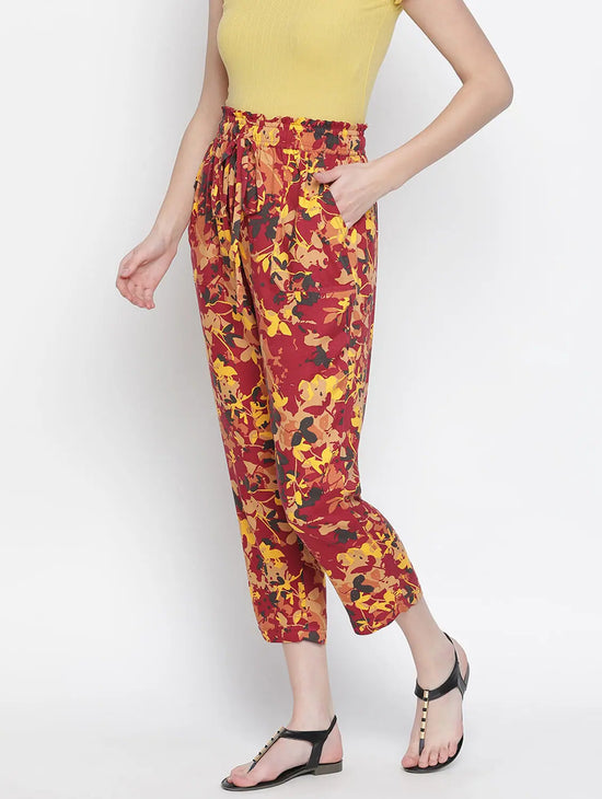 Flare Of Flowers Women Pants