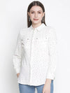 Fanciful Dot Printed Regular Women Shirt