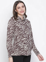 Wildfree Animal Print Women Shirt