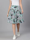 Mesmeric Colorful Tropical Printed Women Skirt