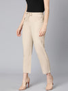 Swiss And Sass Linen Blend Meld Women Tie-Knot Pant