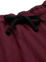 Women Maroon Solid Essential Shorts