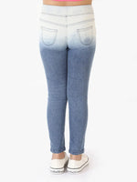 Naughty Ninos Embroidered Bit Denim Washed Jeggings