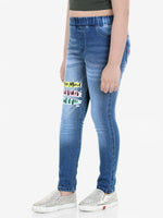 Naughty Ninos Printed Denim Live Jeggings