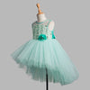 Toy Balloon Kids Dreams S ea Green Hi-Low girls party wear dress