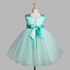 Toy Balloon Kids Dreams S ea Green Hi-Low girls party wear dress