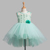 Toy Balloon Kids Dreams S ea Green Hi-Low girls party wear dress