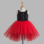 Toy Balloon Kids Dreams Red Hi-Low Skirt girls party wear dress