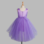 Toy Balloon Kids Icy Lavender Hi-Low girls party wear dress