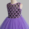 Toy Balloon Kids Icy Lavender Hi-Low girls party wear dress