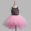 Toy Balloon Kids Charming Baby Pink Hi-Low Skirt girls party wear dress