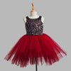 Toy Balloon Kids Peach Maroon Hi-Low Skirt girls party wear dress