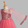 Toy Balloon Kids Beautiful Dusty rose Full length Gown girls party wear dress