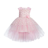 Toy Balloon Kids Icing Baby pink Hi-Low girls party wear dress