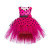 Toy Balloon Kids Periwinkle Fuchsia pink Hi-Low girls party wear dress