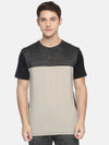 Black Assorted Round Neck Cotton T-Shirt Regular Fit