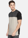 Black Assorted Round Neck Cotton T-Shirt Regular Fit